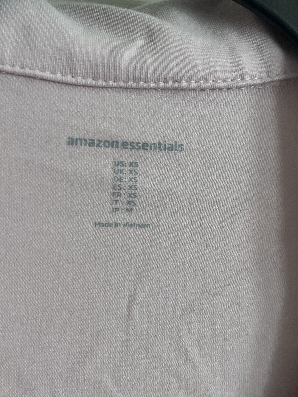 Amazon Essentials Women’s Pink Solid Collared Short Sleeve Pajama Set XS - Picture 2 of 2